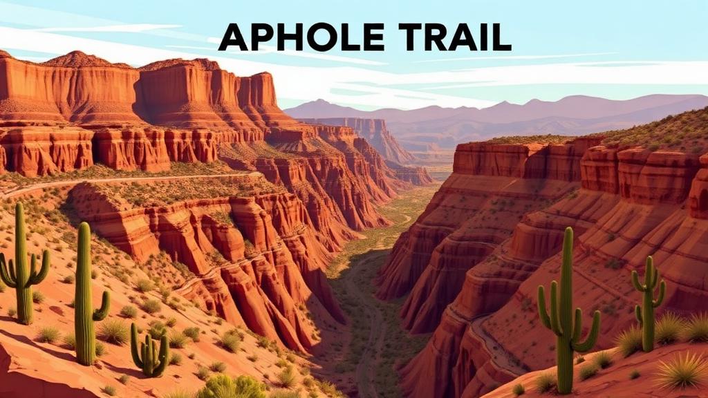 Apache Trail motorcycle route in Arizona, USA