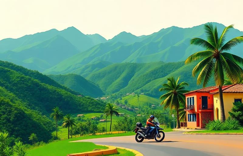 Colombia Coffee Region Loop motorcycle route in Colombia, Colombia