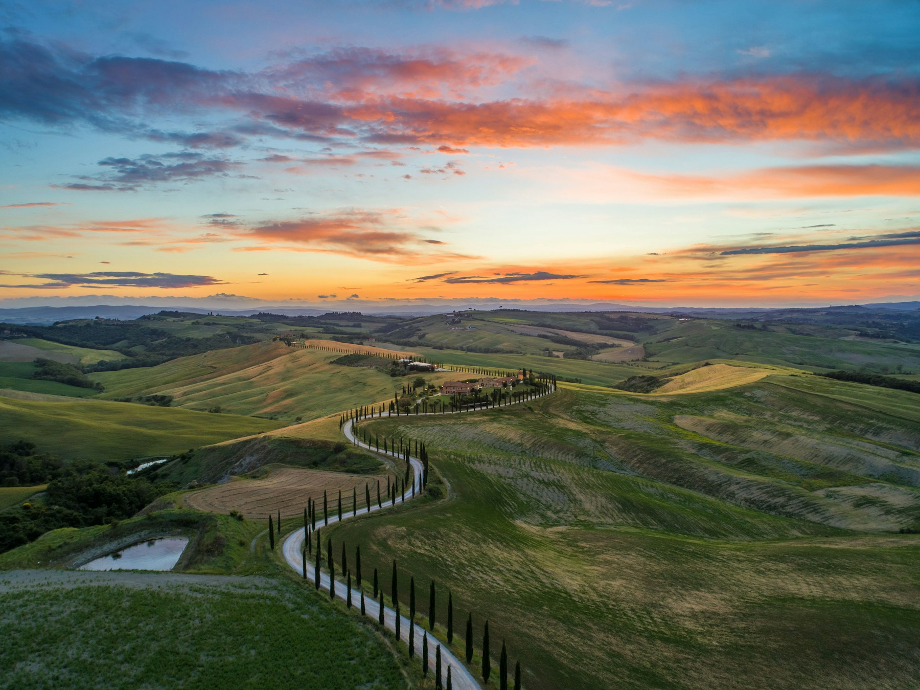 Tuscany Chiantigiana Road motorcycle route in Tuscany, Italy