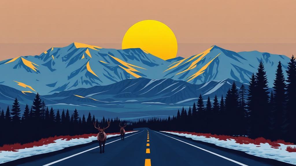 Lapland Midnight Sun Ride motorcycle route in Scandinavia, Finland