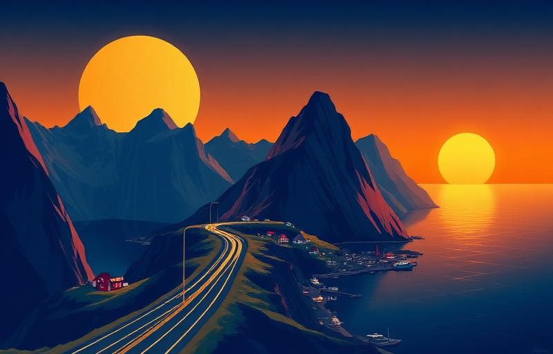 Lofoten Islands Coastal Route motorcycle route in Scandinavia, Norway
