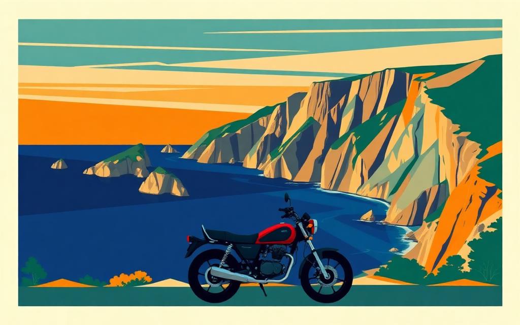 Mallorca Serra de Tramuntana motorcycle route in Mallorca, Spain