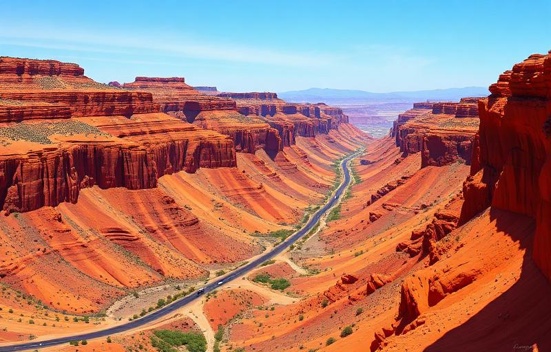 Salta - Cafayate Canyon Ride motorcycle route in Argentina, Argentina