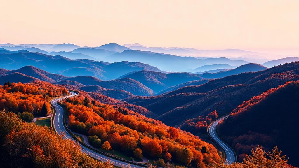 Skyline Drive motorcycle route in Virginia, USA