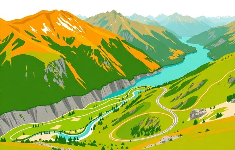 Slovenian Alps Triangle motorcycle route in Slovenia, Slovenia